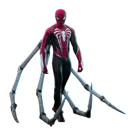 Spider-Man 2 Video Game Masterpiece 1/6 Peter Parker (Advanced Suit 2.0) (Red and Black Suit Style) akciófigura 30 cm termékfotó