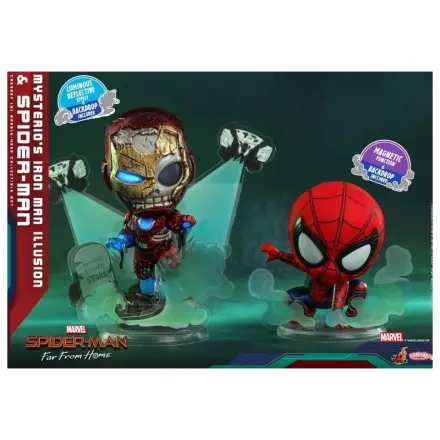 Spider-Man Cosbaby Wave 3 Mysterio's Iron Man Illusion & Spider termékfotó