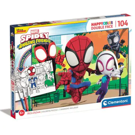 Spider-Man Happy Color puzzle 104db-os termékfotó