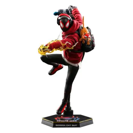 Spider-Man: Miles Morales Videogame Masterpiece 1/6 Miles Morales Bodega Cat Suit akciófigura 29cm termékfotó