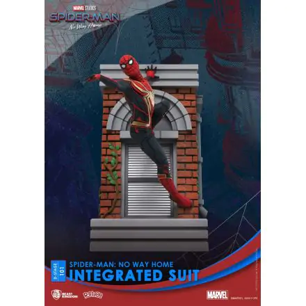 Spider-Man: No Way Home D-Stage Spider-Man Integrated Suit Closed Box Version PVC Dioráma szobor 16 cm termékfotó