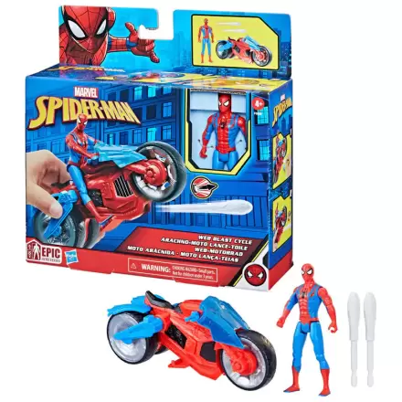 Marvel Spiderman Spiderman + Fahrzeug Figur termékfotója