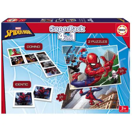 Spider-Man Superpack puzzle 4 in 1 termékfotója