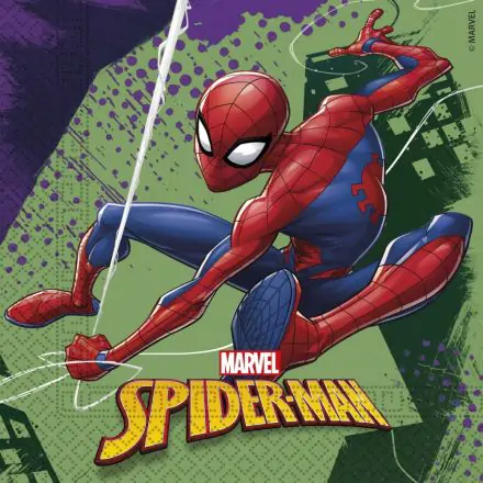 Spiderman Team Up, Pókember szalvéta 20 db-os termékfotó