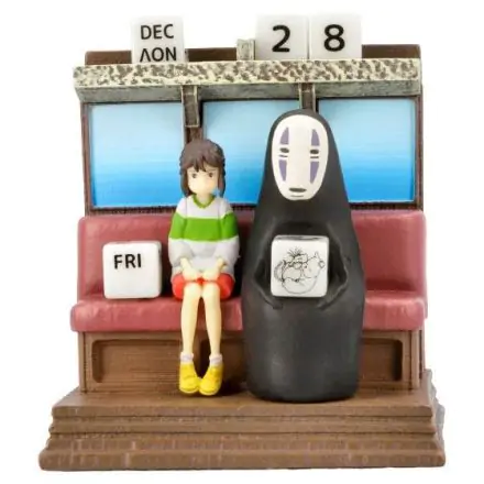 Spirited Away Perpetual Calendar Unabara Train figura Angol nyelvű termékfotó