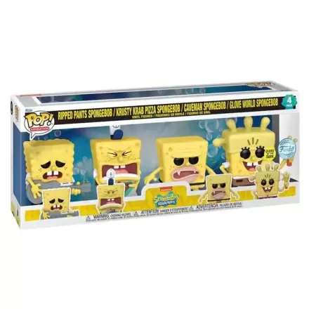 Spongebob Funko POP! Television Vinyl figura 4 db-os csomag (EMEA) 9 cm termékfotó