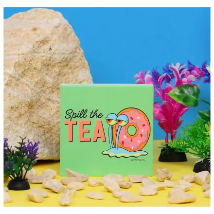 SpongeBob Spill The Tea kerámia Square poháralátét étkészlet termékfotó