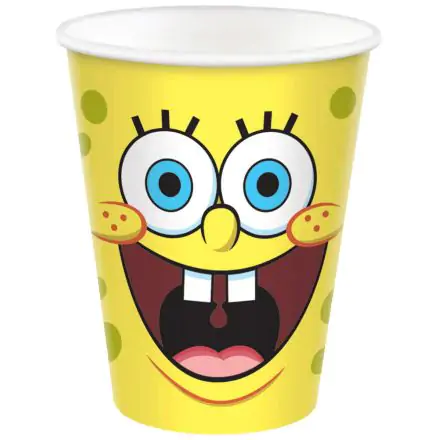 SpongyaBob papír pohár 8 db-os 250 ml termékfotó