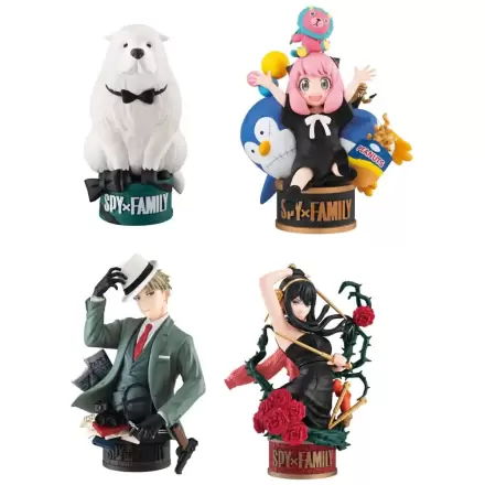 Spy x Family Pettitrama EX Series Trading 4 db-os csomag figura 9 cm termékfotó