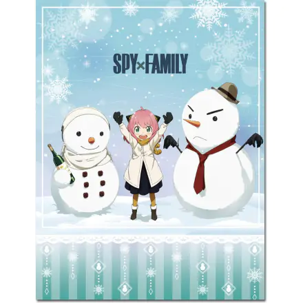 Spy x Family Snowman and Anya pléd takaró 117 x 152 cm termékfotó