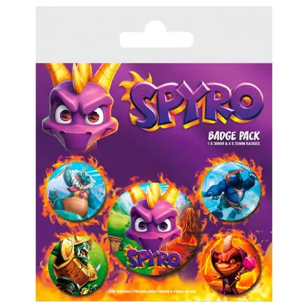 Spyro the Dragon csomag 5 kitűző termékfotó