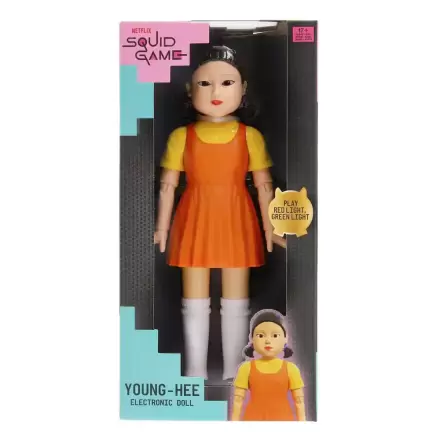 Squid Game Young-Hee interaktív baba figura 30 cm angol nyelvű termékfotó