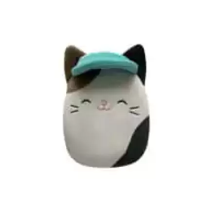 Squishmallows Cam the Cat with Hat plüss figura 20 cm termékfotó