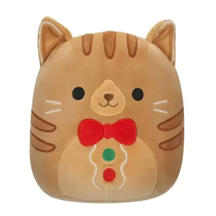 Squishmallows Christmas Jones the Cat Gingerbread plüss figura 12 cm termékfotó