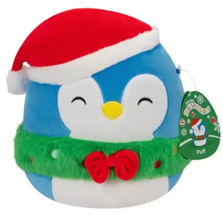 Squishmallows Christmas Puff the Penguin plüss figura 12 cm termékfotó