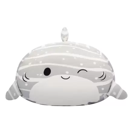 Squishmallows Grey Striped Whale Shark Sachie plüss figura 30 cm termékfotója