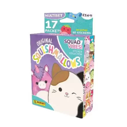 Squishmallows: Squad Vibes Collection Eco-Blister német nyelvű matrica csomag termékfotója