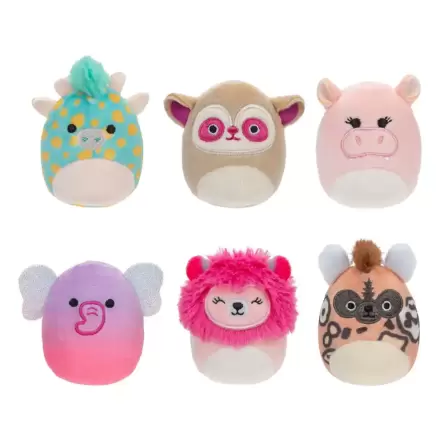 Squishville Mini Squishmallows Safari Squad 6 db-os plüss figura csomag 5 cm termékfotója