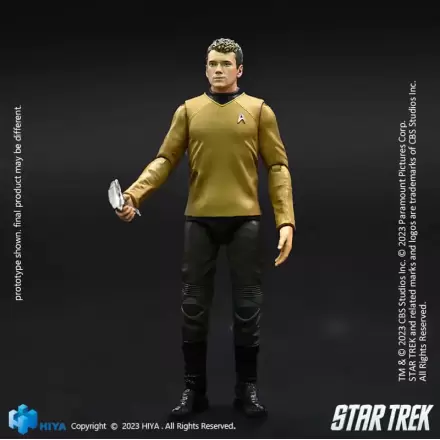 Star Trek Exquisite 1/18 Star Trek 2009 Chekov Mini akciófigura 10 cm termékfotója