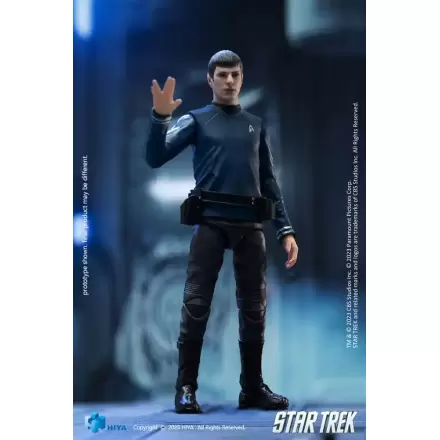 Star Trek Exquisite 1/18 Star Trek 2009 Spock Mini akciófigura 10 cm termékfotója