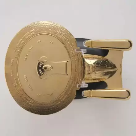 Star Trek: First Contact SP 18K Gold USS Enterprise NCC-1701-D Diecast Mini replika termékfotó
