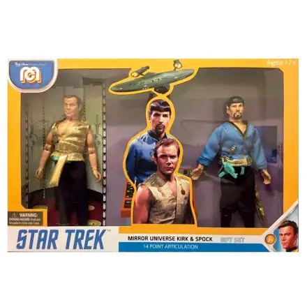 Star Trek Mirror Universe Spock and Kirk 2db-os figura csomag 20cm termékfotója