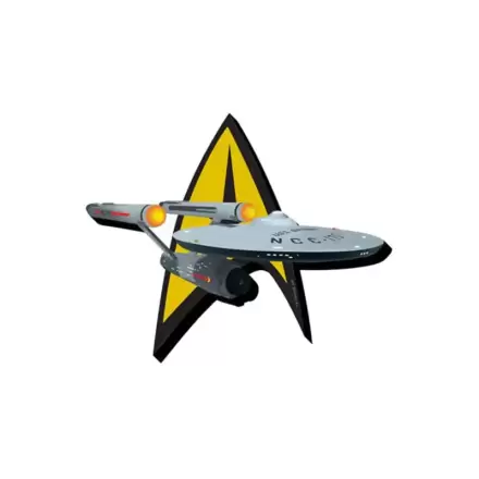 Star Trek: Ship & Logo Funky Chunky Magnet termékfotója