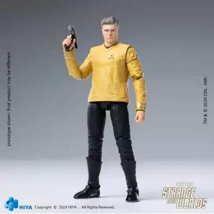 Star Trek Strange New Worlds Exquisite Mini Series 1/18 Pike akciófigura 11 cm termékfotója