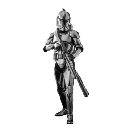 Star Wars 1/6 Clone Trooper (Chrome Version) 2022 Convention Exkluzív akciófigura 30 cm termékfotó