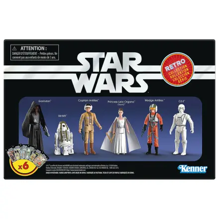 Star Wars: A New Hope Retro Collection 6 db-os figura csomag 9,5cm termékfotó