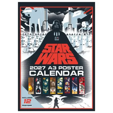 Star Wars A3 Poster naptár 2027 termékfotó