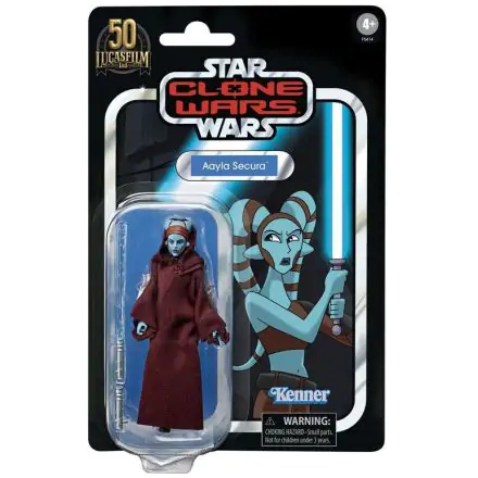 Star Wars The Clone Wars Vintage Collection 2022 Aayla Secura akciófigura 10cm termékfotója