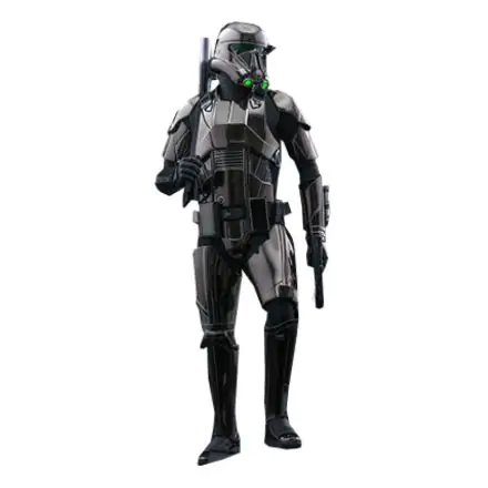 Star Wars akciófigura 1/6 Death Trooper (Black Chrome) 2022 Convention Exkluzív 32 cm termékfotó