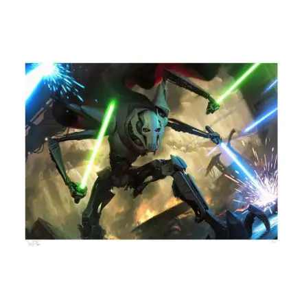 Star Wars Art Print General Grievous 46 x 61 cm - keretezetlen vászonkép termékfotó