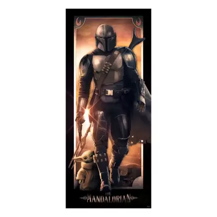 Star Wars Art Print The Mandalorian 30 x 71 cm - keretezetlen vászonkép termékfotója