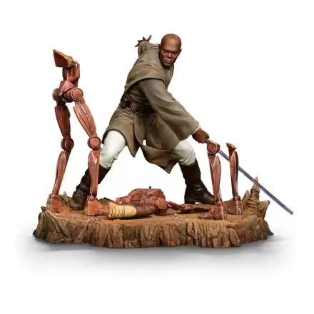 Star Wars Art Scale 1/10 Mace Windu szobor figura 18 cm termékfotó