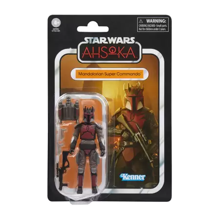 Star Wars Ashoka Mandalorian Super Commando figura 9,5cm termékfotója