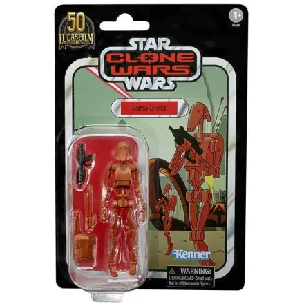 Star Wars Battle Droid figura Vintage 10cm termékfotó