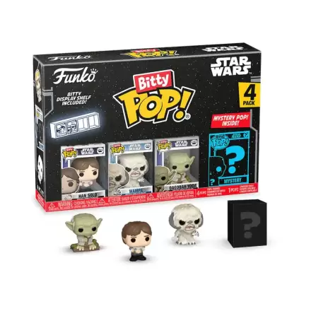 Star Wars Bitty Funko POP! Vinyl figura 4 db-os csomag Han 2,5 cm termékfotója