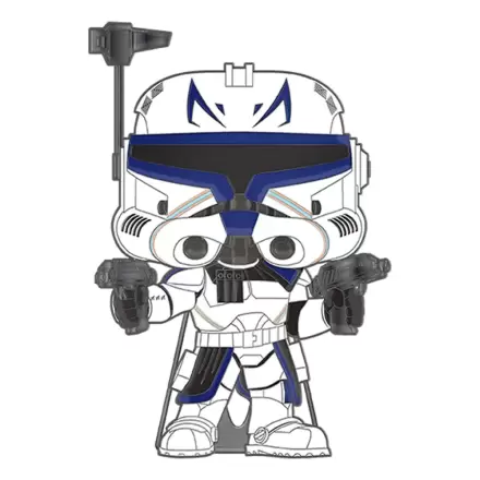 Star Wars Clone Wars Loungefly Funko POP! Enamel Pin Captain Rex (Glow-in-the-Dark) 10 cm termékfotója