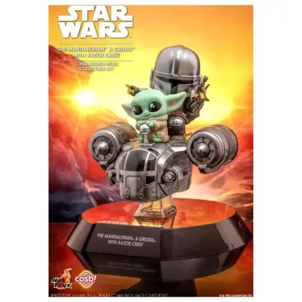 Star Wars Cosbaby Wave 2 The Mandalorian & The Child with Razor Crest termékfotó