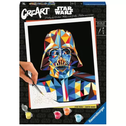 Star Wars CreArt Paint by Numbers Darth Vader festő csomag 24 x 30 cm termékfotó