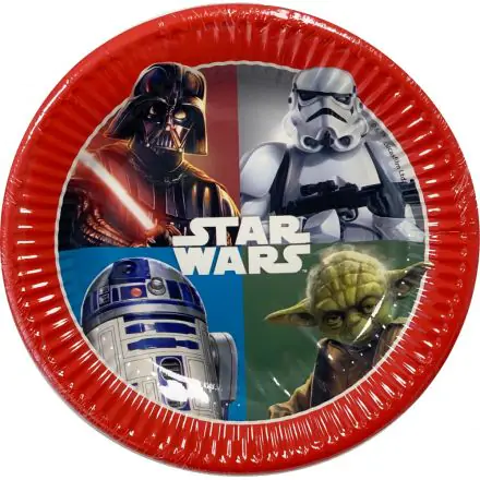 Star Wars Dark Force Papírtányér 8 db-os 19,5 cm termékfotó