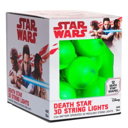 Star Wars Death Star 3D lámpafüzér termékfotó