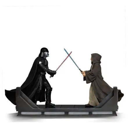 Star Wars Deluxe Art Scale 1/10 Darth Vader Vs Obi-Wan Kenobi (CCXP Exkluzív 2025) szobor figura 24 cm termékfotó