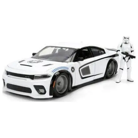 Star Wars Diecast Model 1:24 Stormtrooper Dodge Charger SRT Hellcat termékfotó