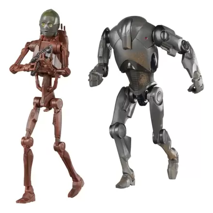 Star Wars Episode II Black Series C-3PO (B1 Battle Droid Body) & Super Battle Droid 2 db-os akciófigura csomag 15 cm termékfotója