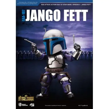 Star Wars Episode II Egg Attack  Jango Fett BK Exkluzív akciófigura 16 cm termékfotó