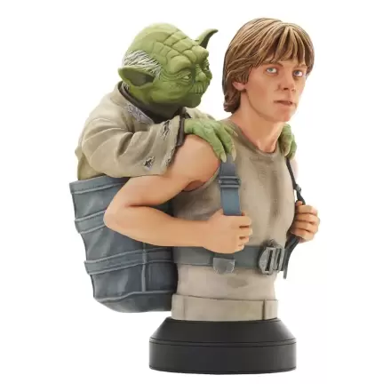 Star Wars Episode V 1/6 Luke with Yoda mellszobor figura 15 cm termékfotó