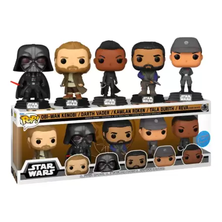 Star Wars Funko POP! Movie 5 db-os Vinyl figura Obi-Wan Kenobi 9 cm termékfotó